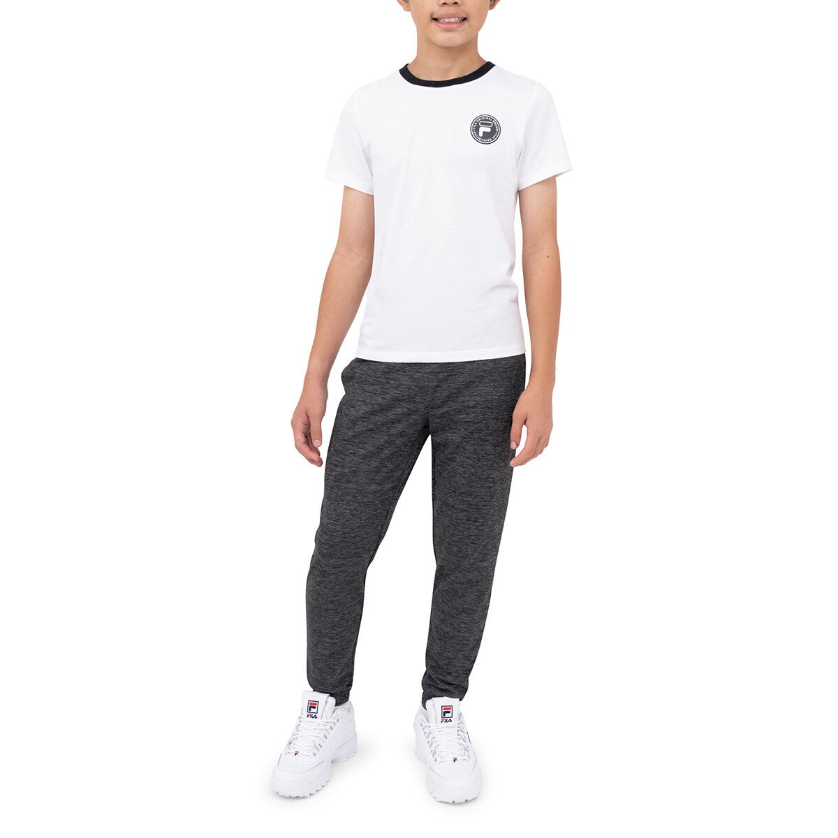 Fila Pantalón deportivo para Niños y Niñas Negro 14 / 16 Años Fila Pantalón deportivo para Niños y Niñas Negro 14 / 16 Años