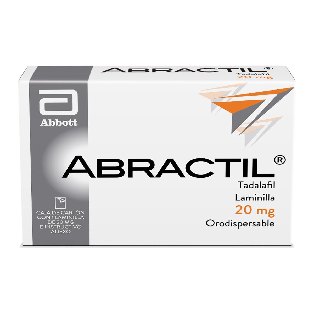 Abractil 20 mg 1 Laminilla
