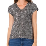 Vince Camuto Blusa para Dama Gris Grande
