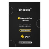 Cinépolis VIP 4 Boletos de Cine, Cinepass