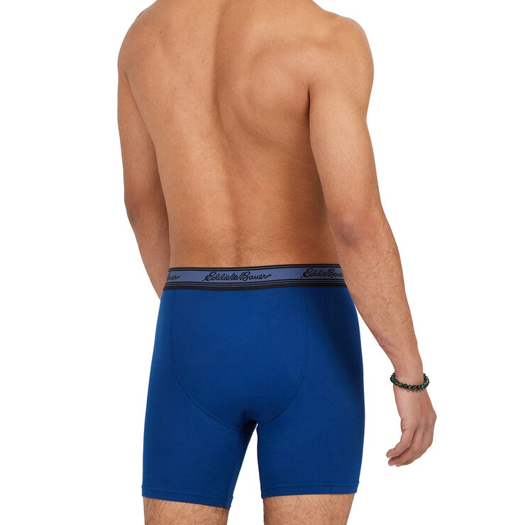 Eddie Bauer Boxers para Caballero 5 piezas Azul Chica