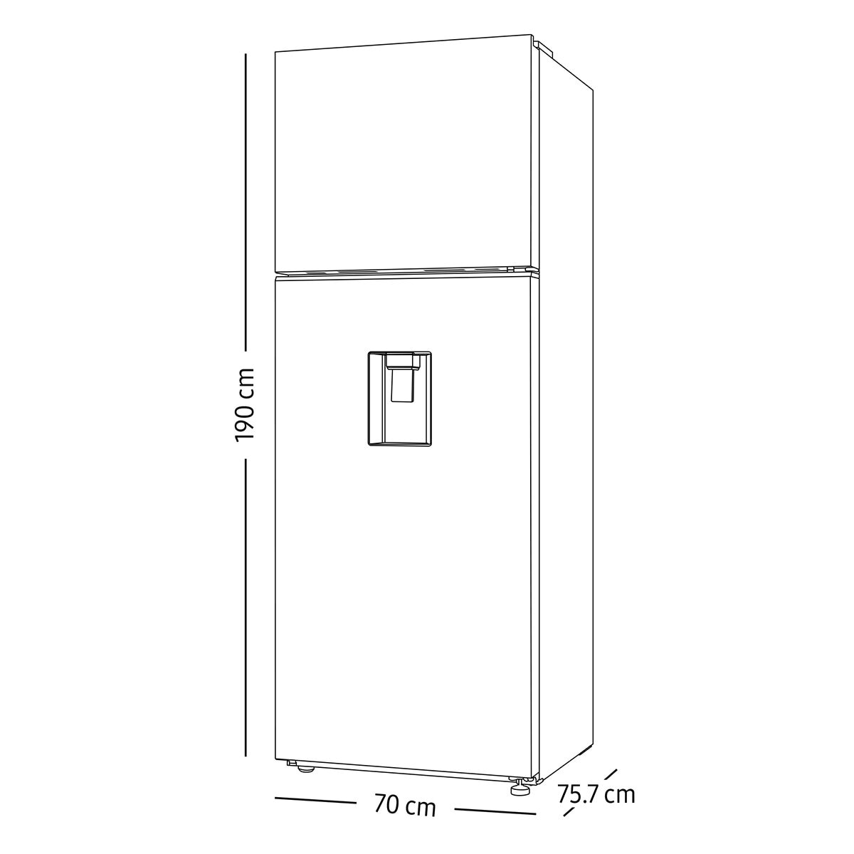 Samsung Refrigerador 18' Top Mount