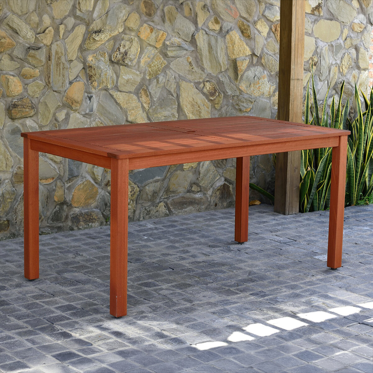 Midtown Concept, Orlando Mesa de Comedor para Exterior de Madera