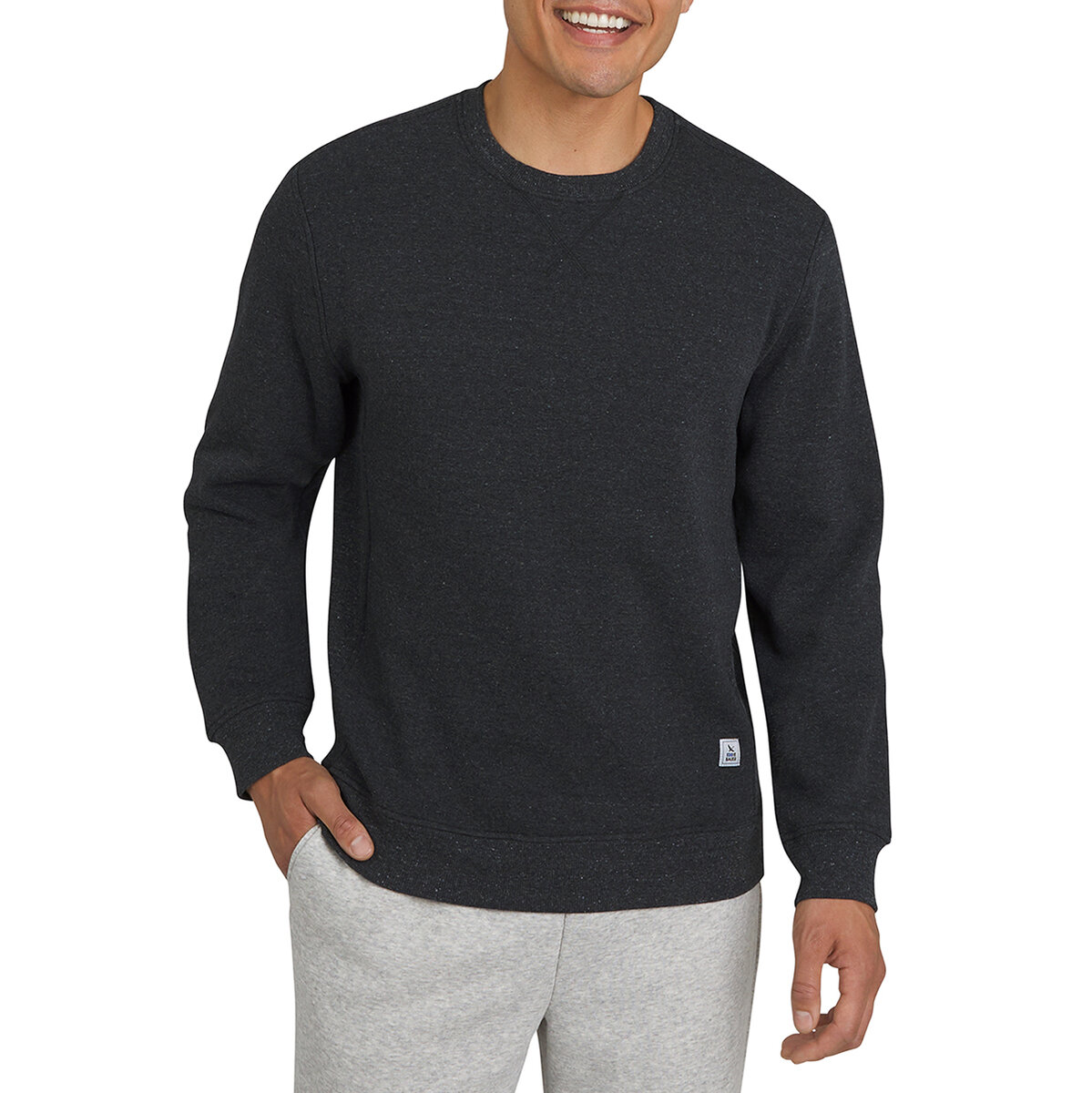 Eddie Bauer Sudadera para Caballero Gris Extra Grande