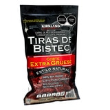 Kirkland Signature Tiras de Bistec Corte Extra Grueso 340 g