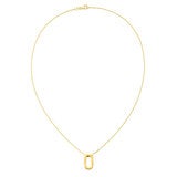 Dije Ovalado, Oro Amarillo de 14K Dije Ovalado, Oro Amarillo de 14K