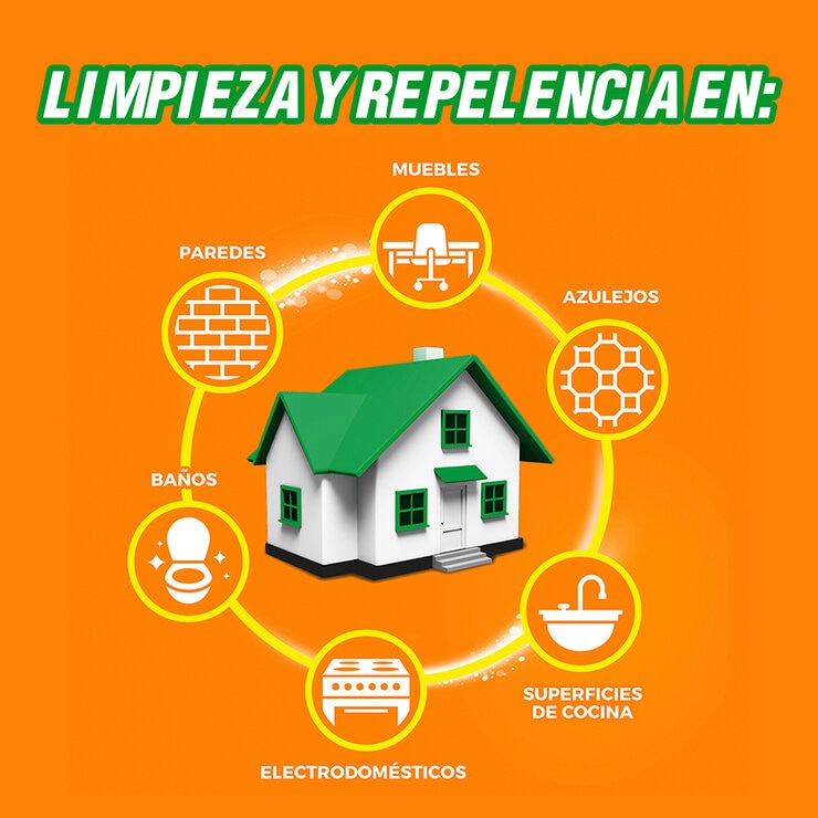 Pinol Limpiador Repelente 5.1 l