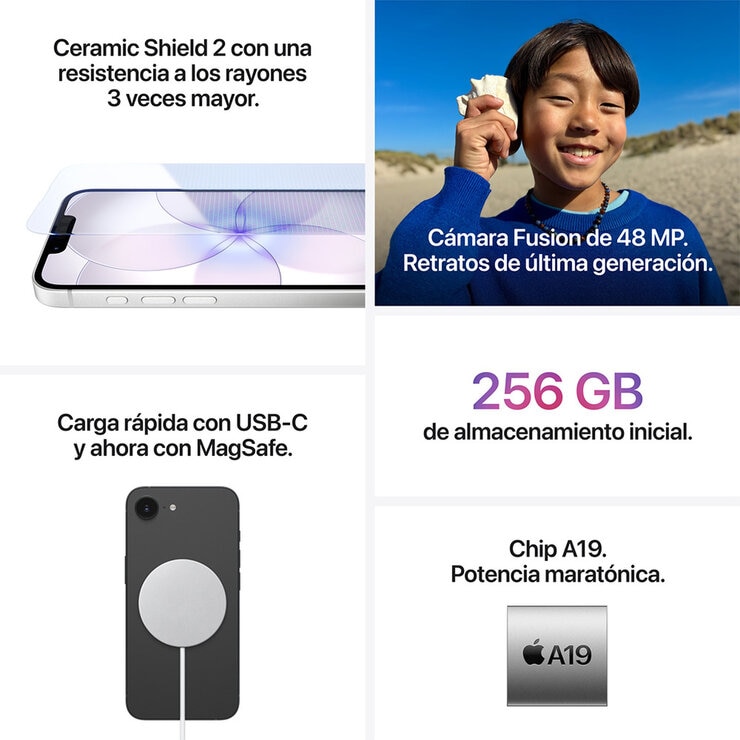 Apple iPhone 17e 256GB Negro Apple iPhone 17e 256GB Negro