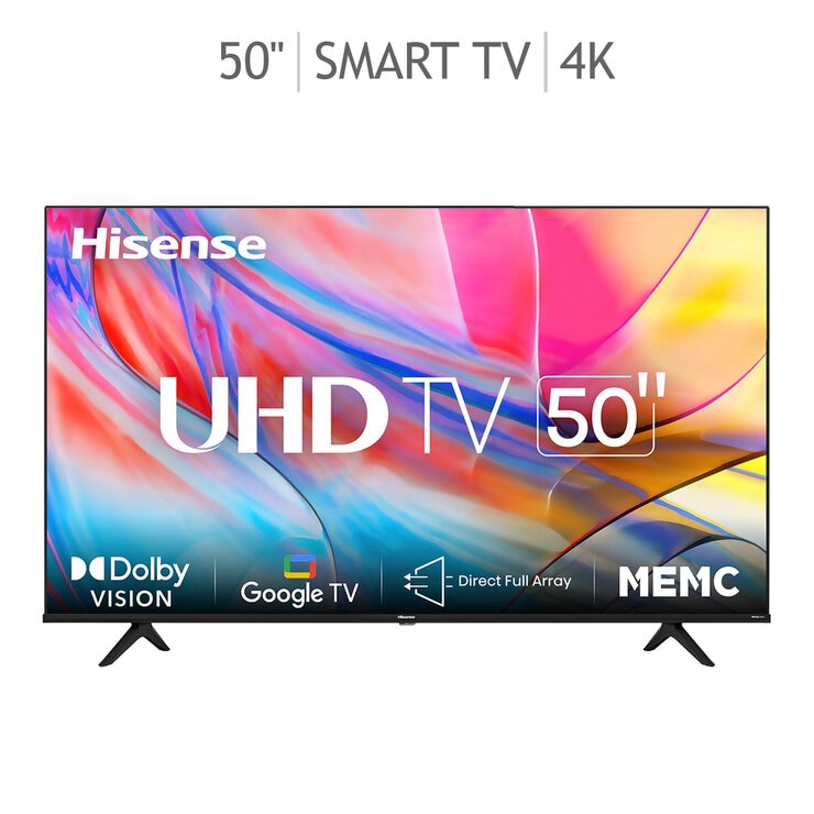 Hisense Pantalla 50" 4K UHD Smart TV
