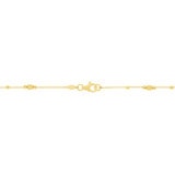 Collar con Cuentas Multiples, Oro Amarillo de 14K