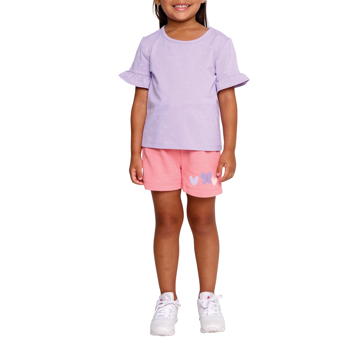 Pekkle Playera 4 piezas para Niños y Niñas Mariposa 3 Años