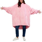 The Wayy Big Hoodie Sudadera Unisex Rosa Unitalla