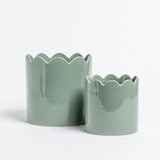 Over & Back, Inspiration Set de 2 Macetas Verde