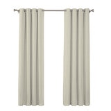 SUN + BLK, Cortinas con Bloqueo Total de Luz 132 cm x 241 cm, BEIGE 52X95