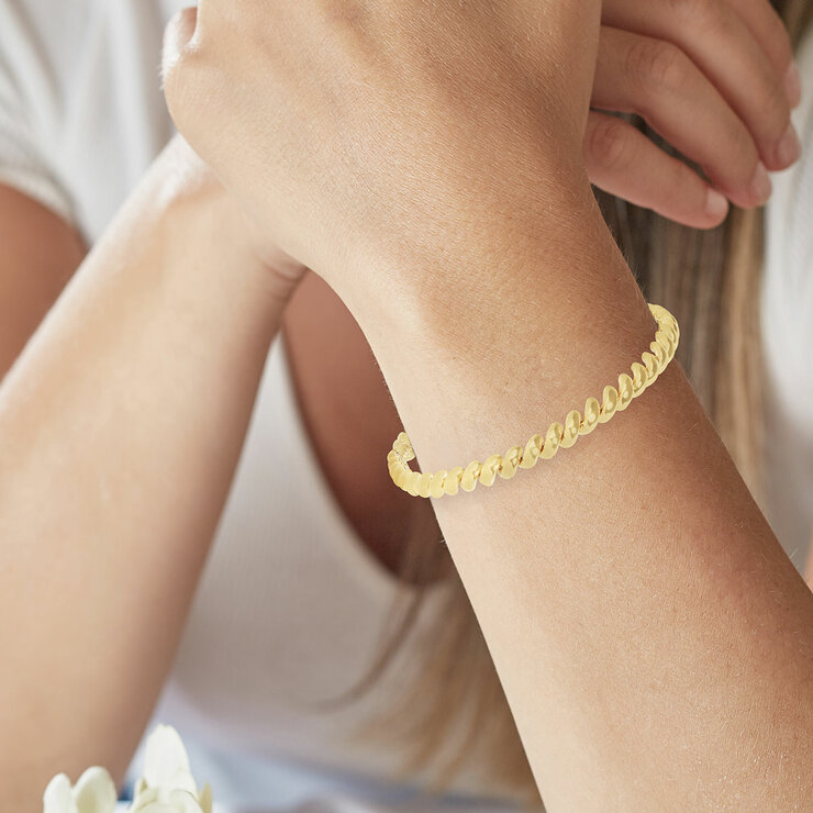 Pulsera, Oro Amarillo 14K