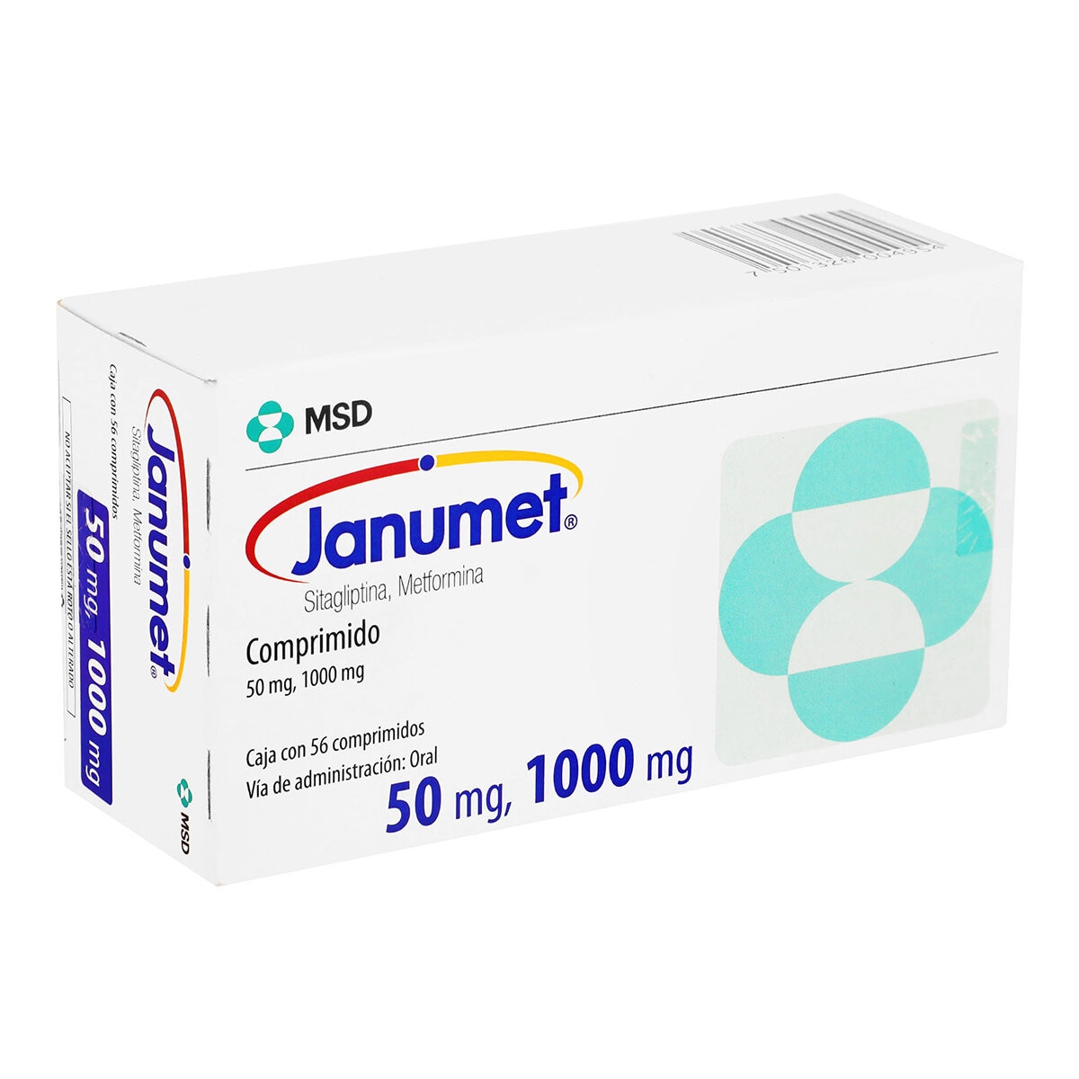 Janumet 50/1000 mg 56 Comprimidos