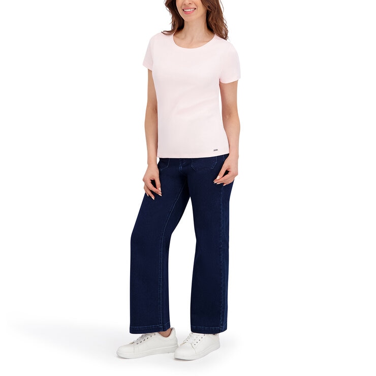 DKNY Playera para Dama Rosa Chica DKNY Playera para Dama Rosa Chica