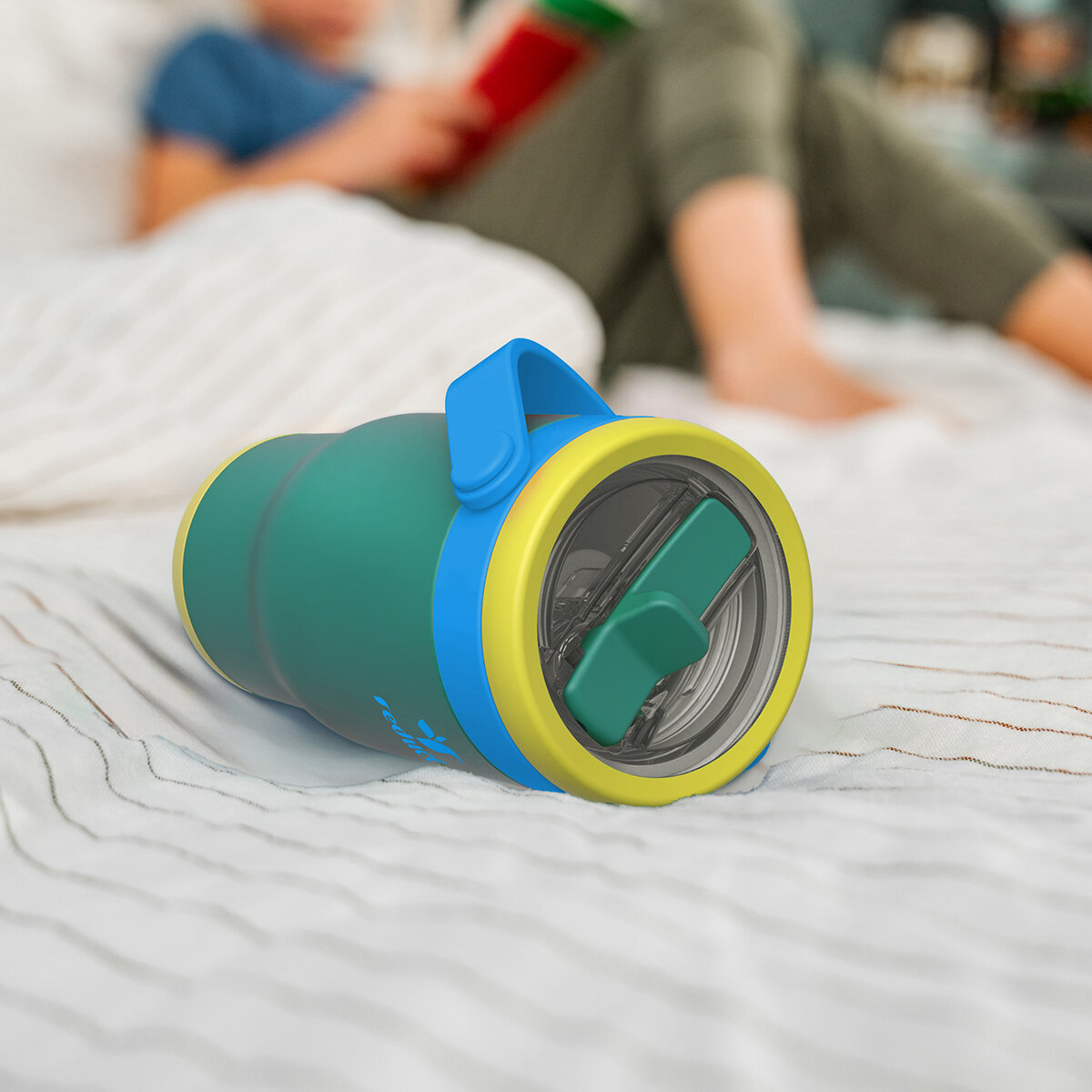 Reduce 2 Vasos Aislados al Vacío de 414 mL, Azul y Verde