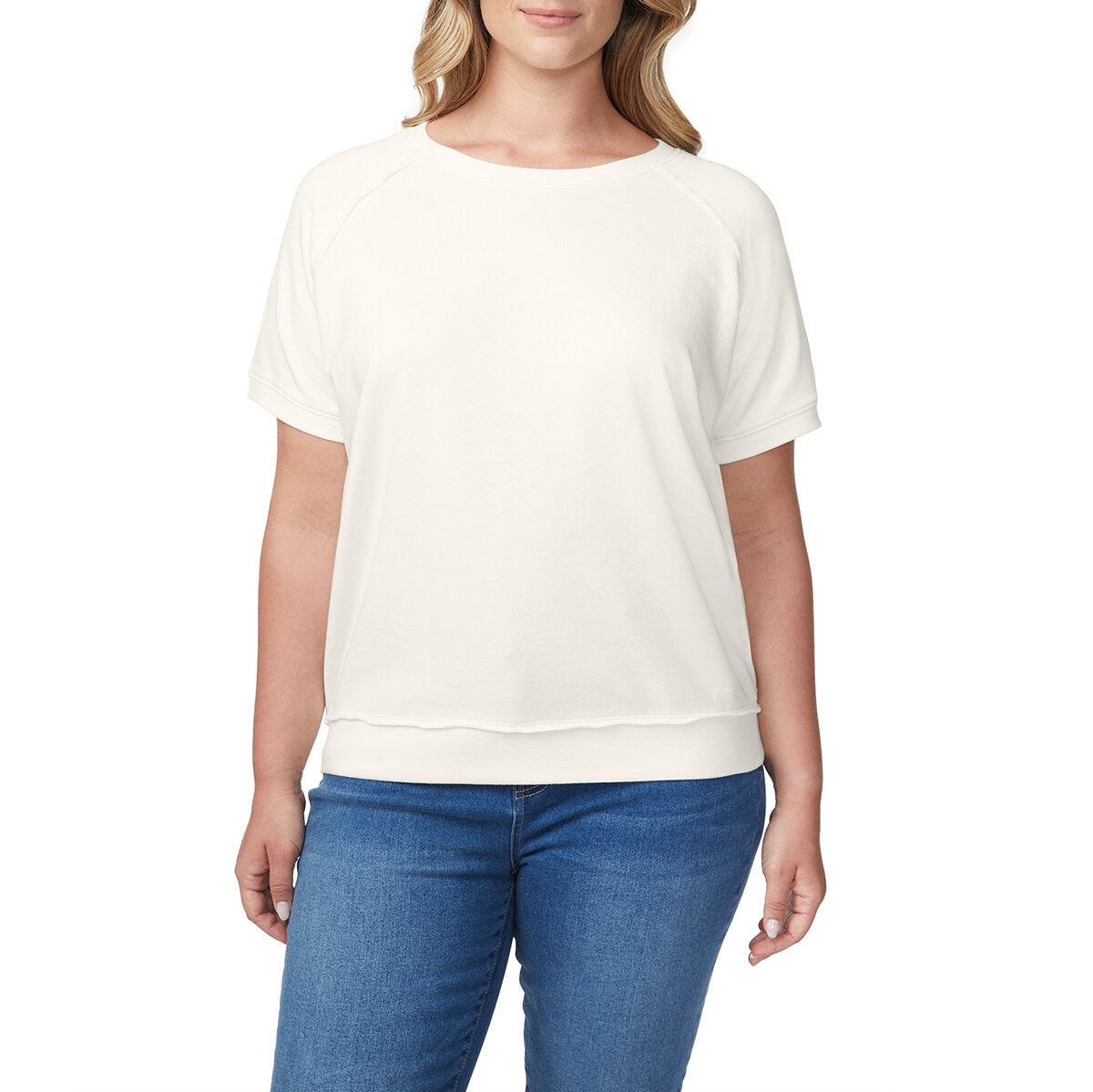 Buffalo David Bitton Sudadera para Dama Blanco Extra Grande