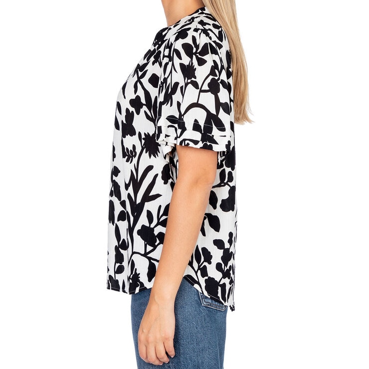 Well Worn Blusa para Dama Negro Extra Grande