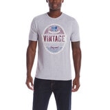 Weatherproof Vintage Playera para Caballero Gris Mediana