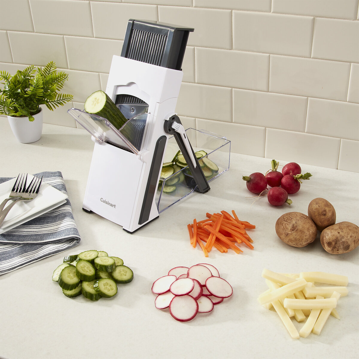 Cuisinart Mandolina Vertical para Alimentos, 4 piezas