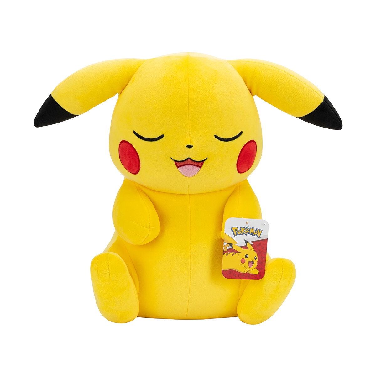 Peluche Pokémon Durmiendo 45 cm, Pikachu Sentado