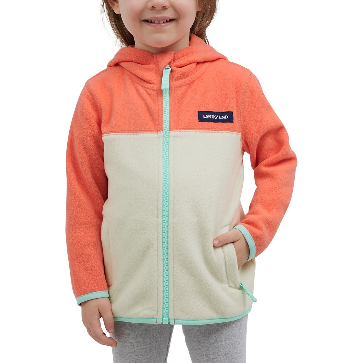 Lands' End Sudadera para Niños y Niñas Durazno 5 Años Lands' End Sudadera para Niños y Niñas Durazno 5 Años
