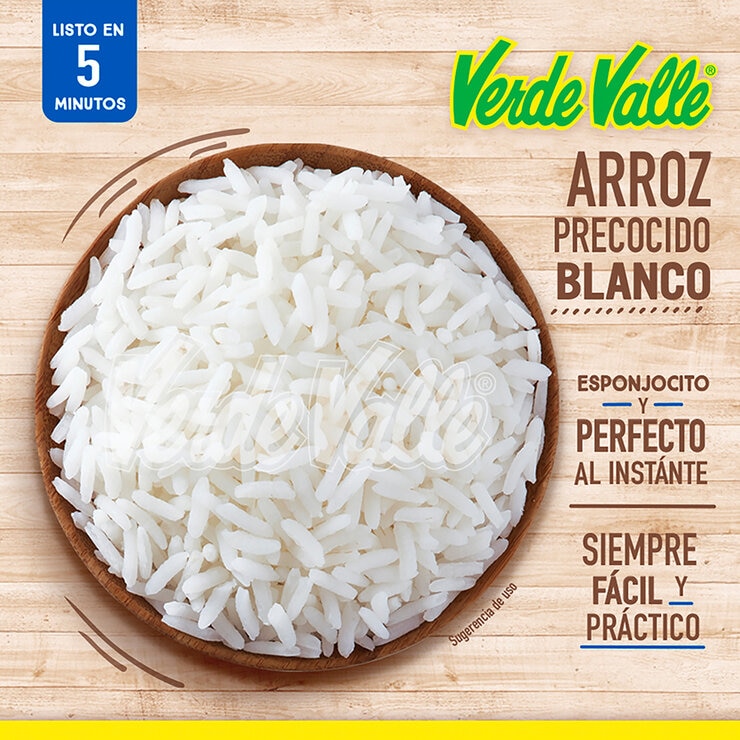 Verde Valle Arroz Precocido Blanco 2 Kg