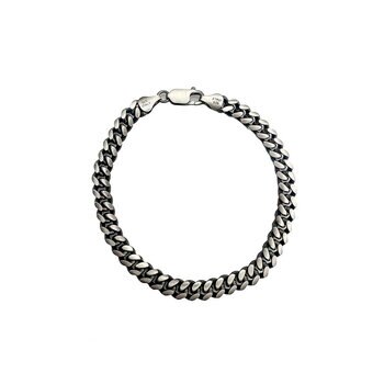 Avonza Men, Brazalete Eslabones Gruesos,  Plata Italiana, para Caballero