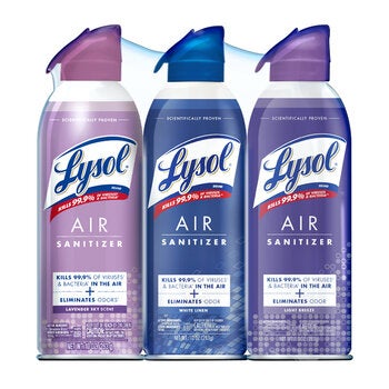Lysol Air Sanitizante Ambiental 3 pzas de 283 g Lysol Air Sanitizante Ambiental 3 pzas de 283 g