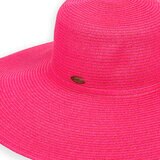Sun & Sand, Sombrero Clásico de Ala Grande Color Fiusha