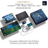 MSI Prestige 14 Flip AI+ Vincent van Gogh Edición Noche Estrellada 14" FHD+ OLED Touch Intel Ultra X9 378H 32GB 1TB SSD Bundle MSI Prestige 14 Flip AI+ Vincent van Gogh Edición Noche Estrellada 14" FHD+ OLED Touch Intel Ultra X9 378H 32GB 1TB SSD Bundle