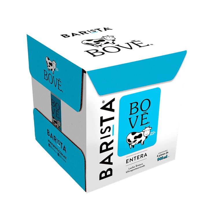 Bové Barista Leche Entera 6 pzas de 946 ml