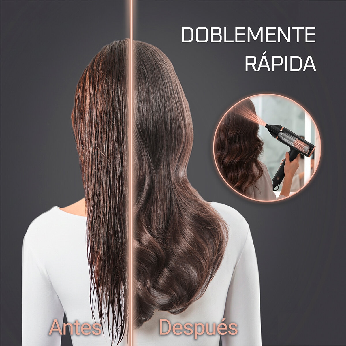 Rowenta, Nano Secadora para Cabello