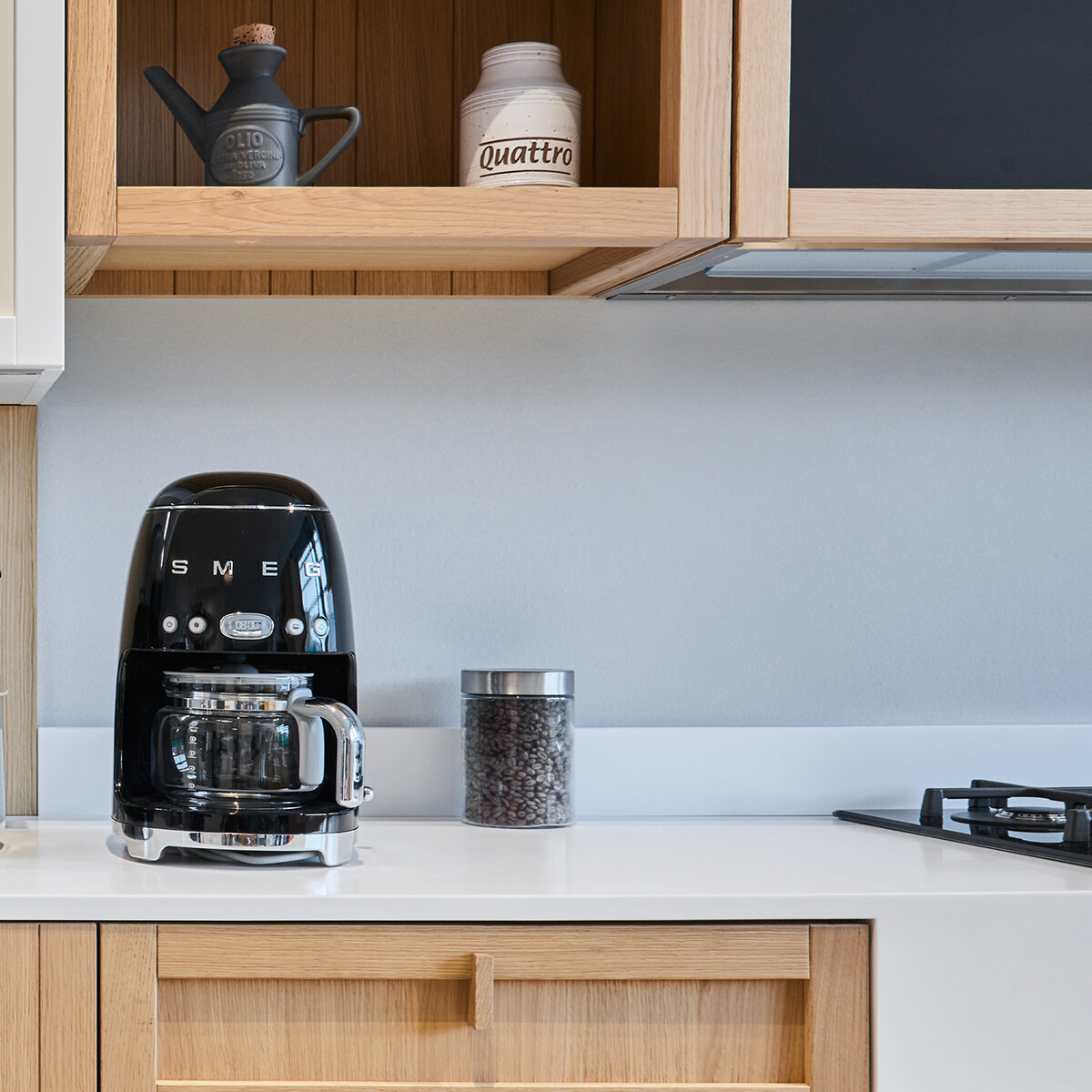 Smeg Cafetera de goteo 10 tazas negro