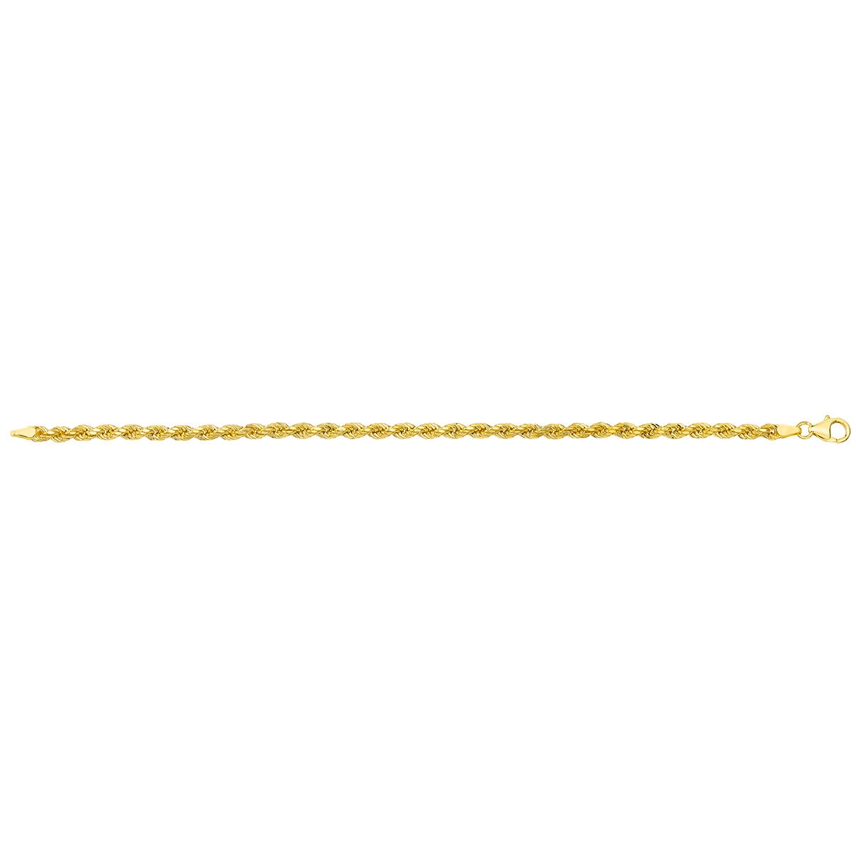 Pulsera para dama, Oro Amarillo de 14K de 19cm