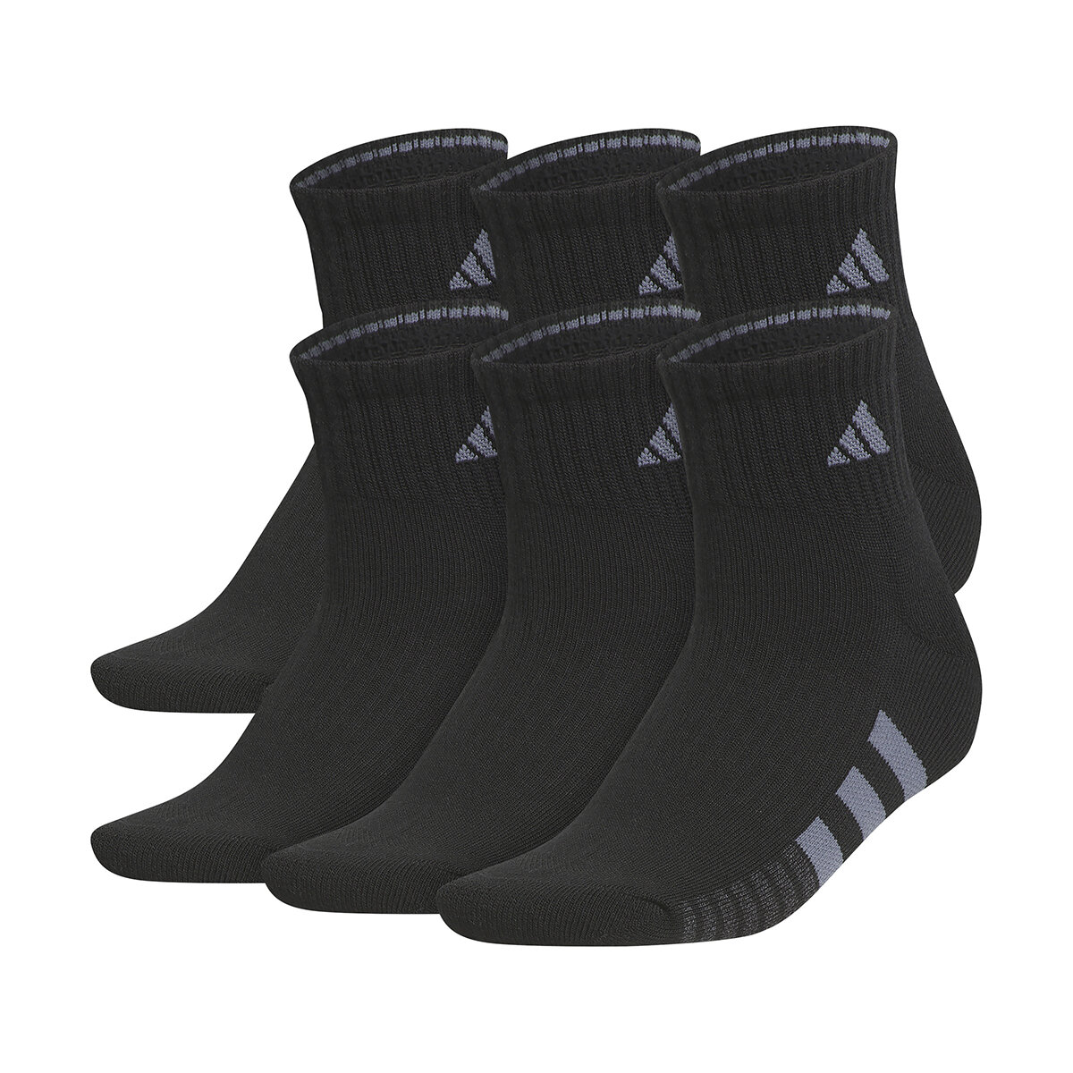 Adidas Calcetines para Dama 6 pares Negro
