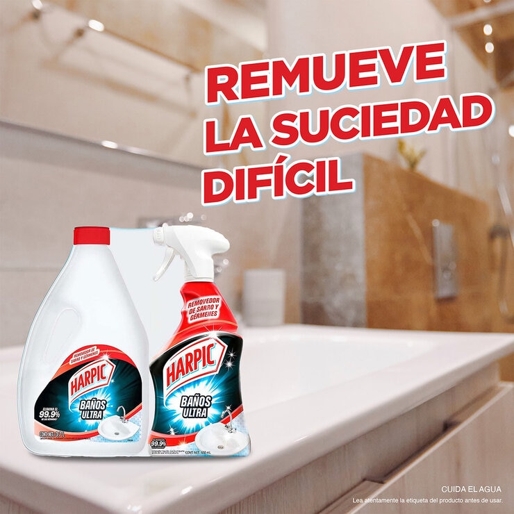 Harpic Líquido Limpiador para Baños Ultra 3.7 l