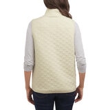 Land's End Chaleco para Dama Crema Extra Grande