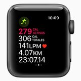 Apple Watch Series 3 (GPS) Caja de Aluminio Gris Espacial 42 mm con correa deportiva negra