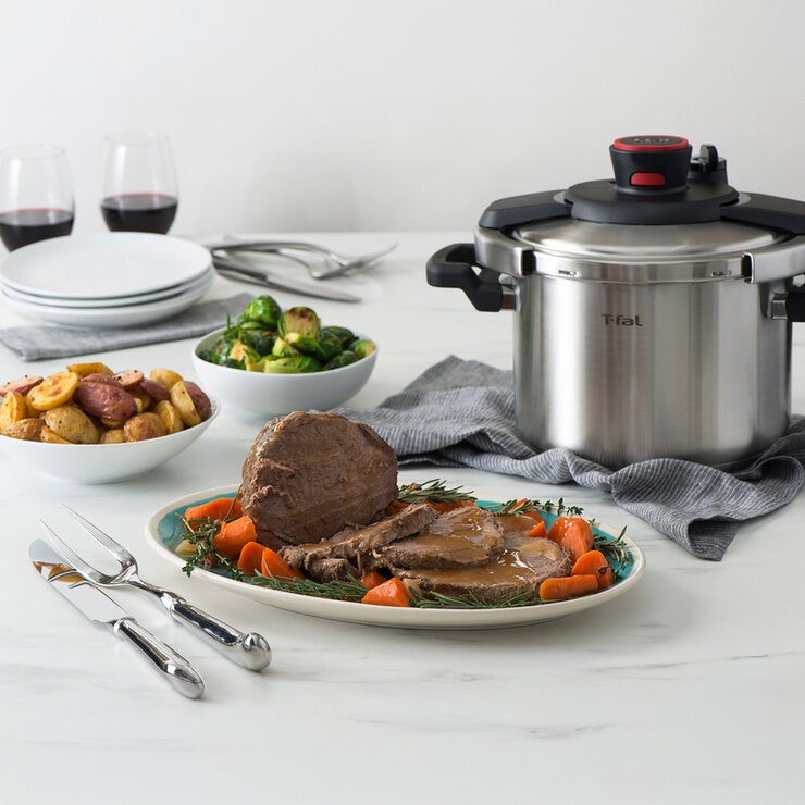 T-Fal Olla de Presión de Acero Inoxidable de 7.6 Litros T-Fal Olla de Presión de Acero Inoxidable de 7.6 Litros