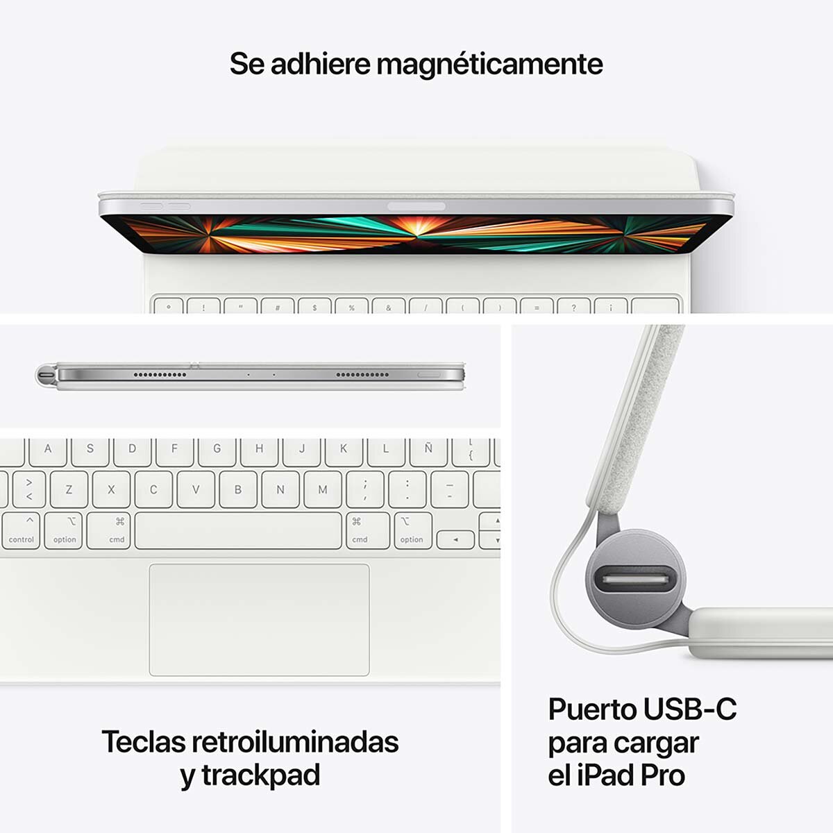 Apple Magic Keyboard para el iPad Pro de 12.9" (5ta generación) Español (América Latina)