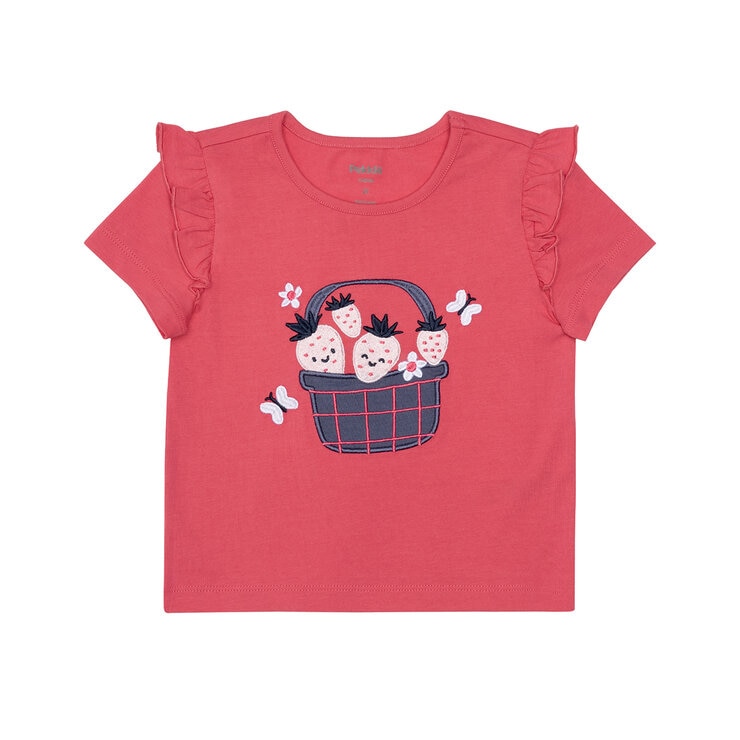 Pekkle Conjunto 4 piezas para Niños y Niñas Fresas 5 Años
