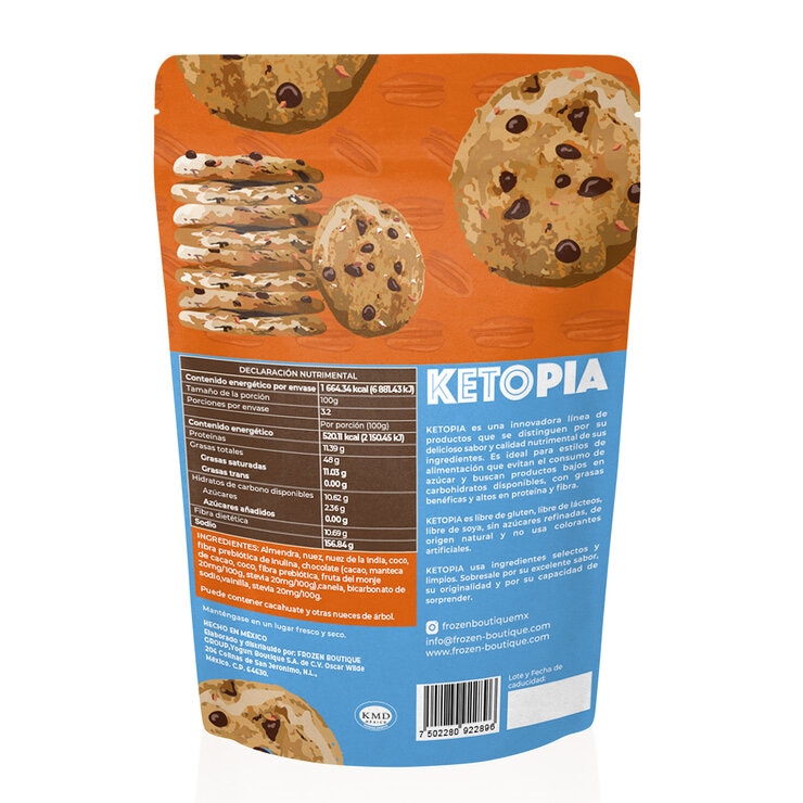 Ketopia Galletas con Chispas de Chocolate 320 g