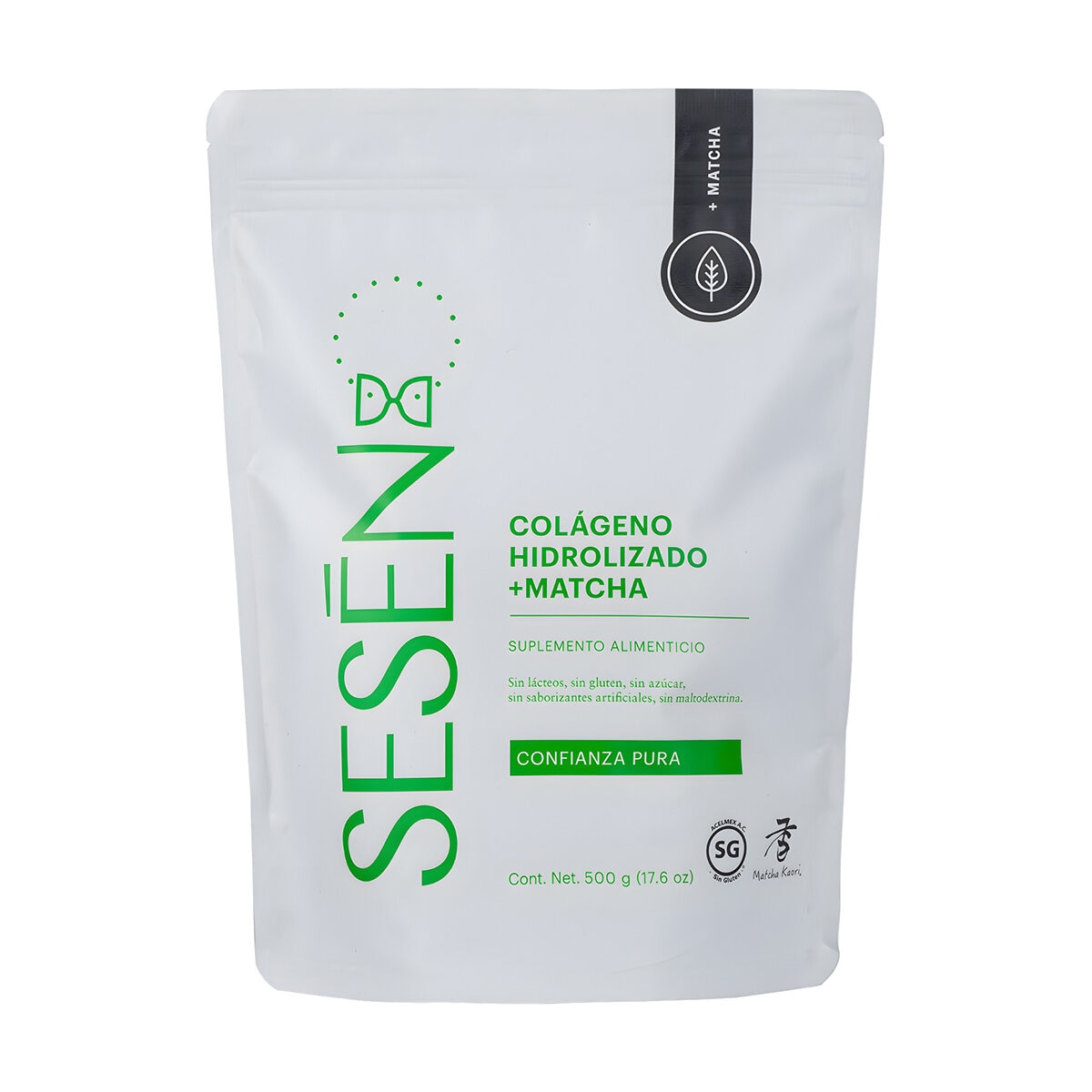 Sesen Colágeno Hidrolizado Sabor Matcha 500 g