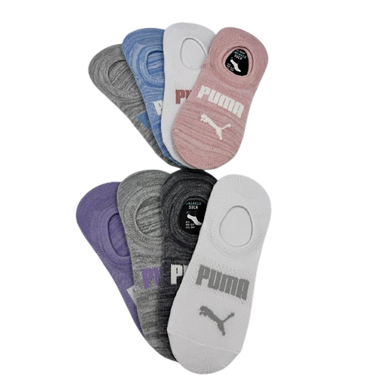 Puma Calcetines para Dama 8 pares rosa