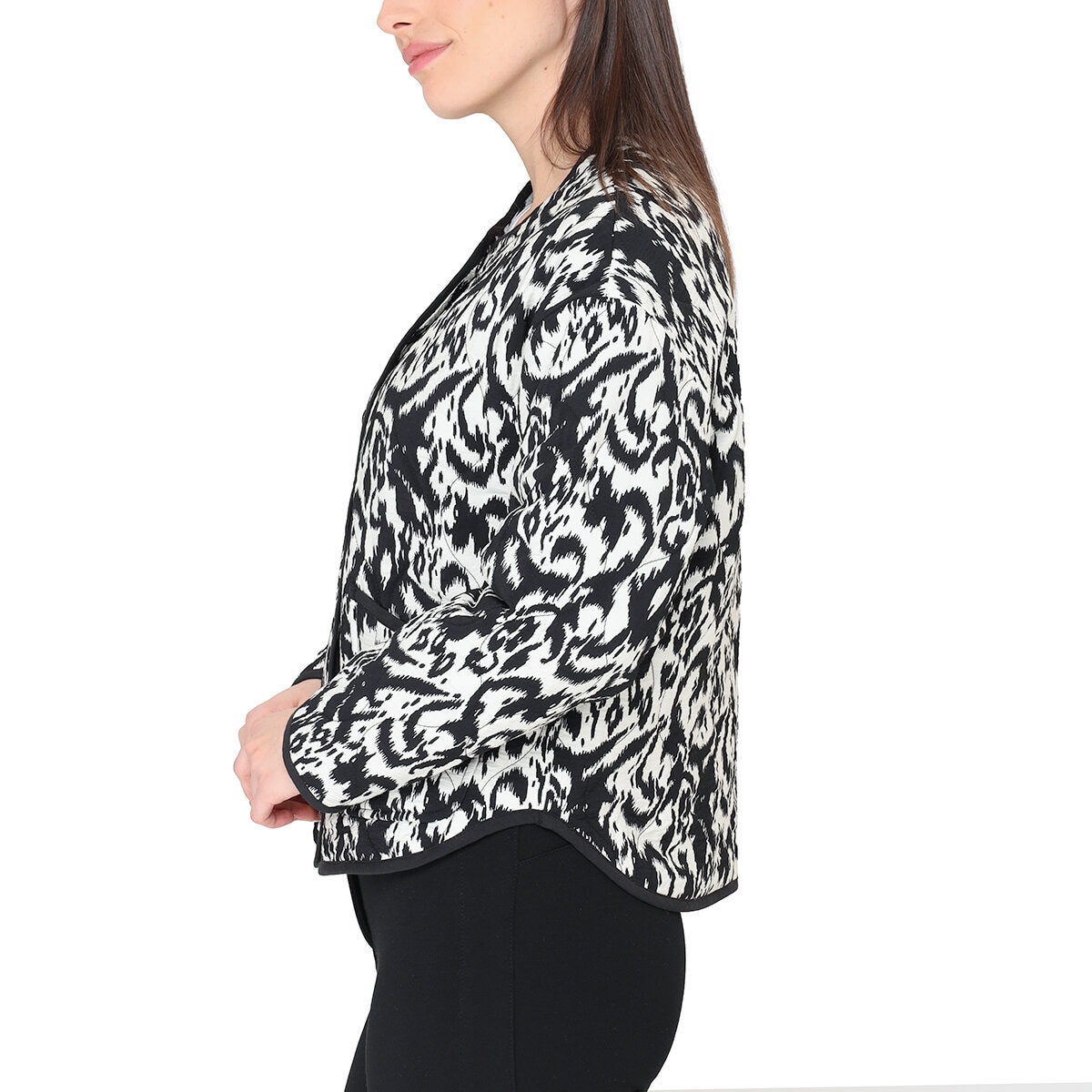 Tahari Chamarra para Dama Negro Extra Grande