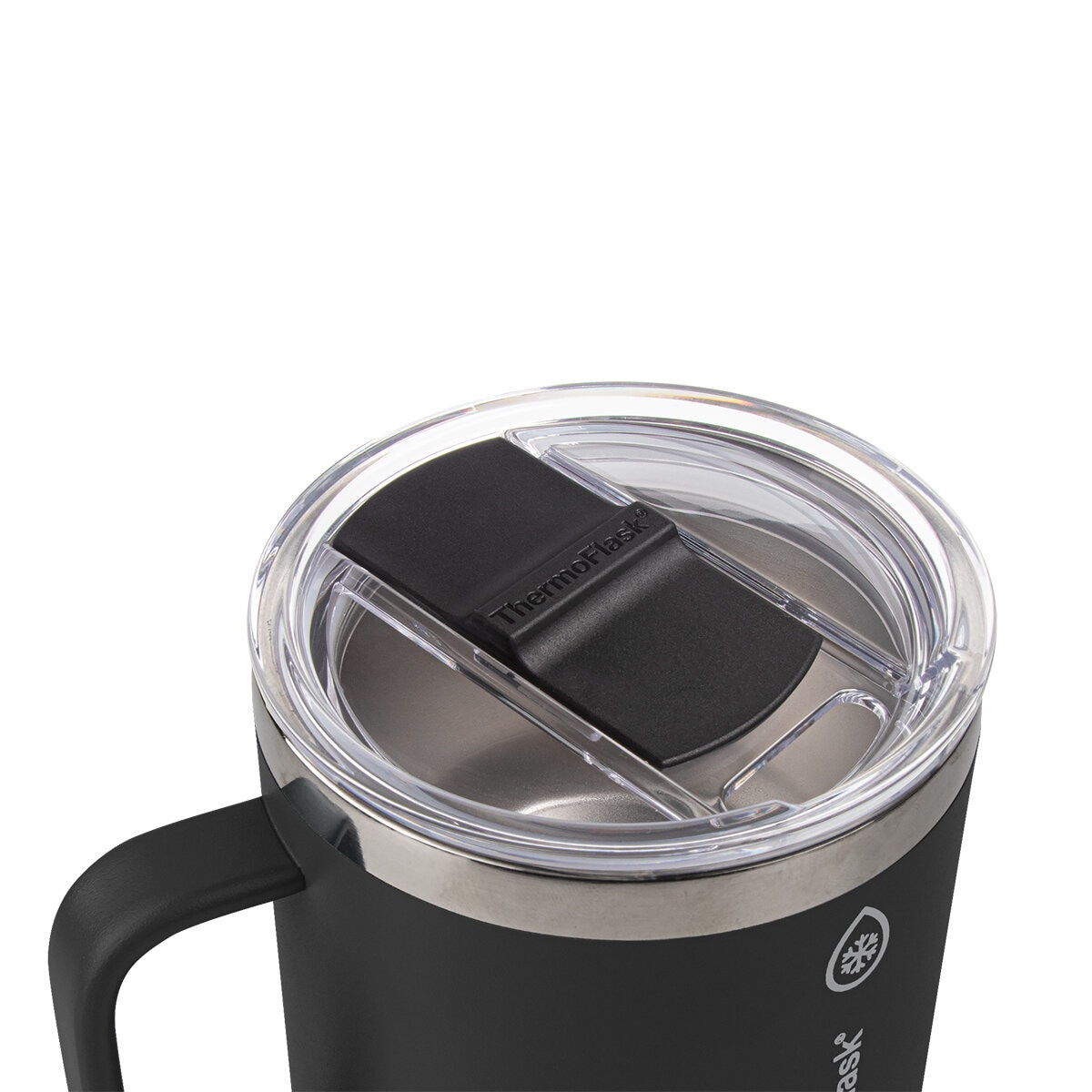 ThermoFlask Taza Para Cafe Con Aislamiento Al Vacio 2 Piezas Black Pink