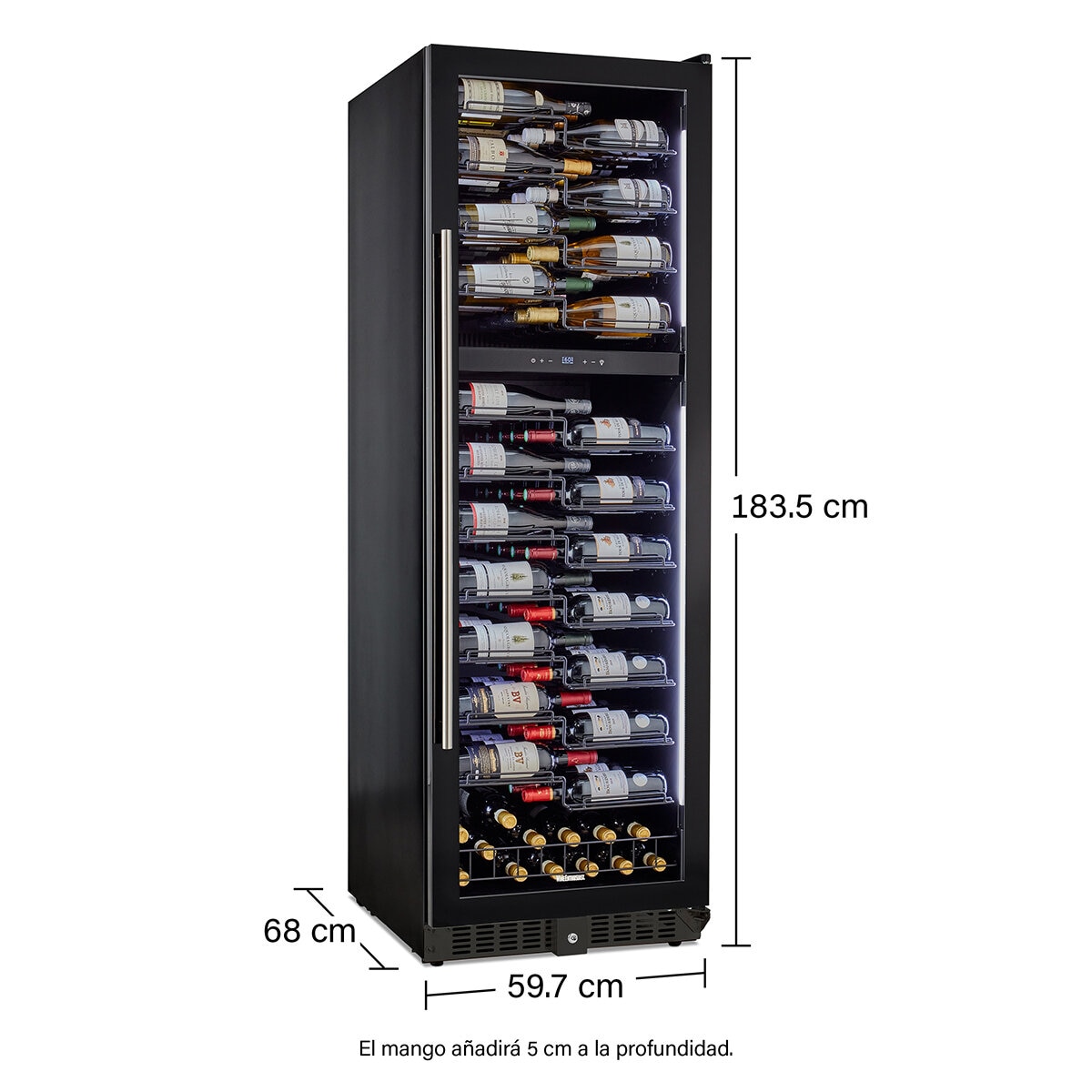 Wine Enthusiast Cava de Vinos 145 Botellas